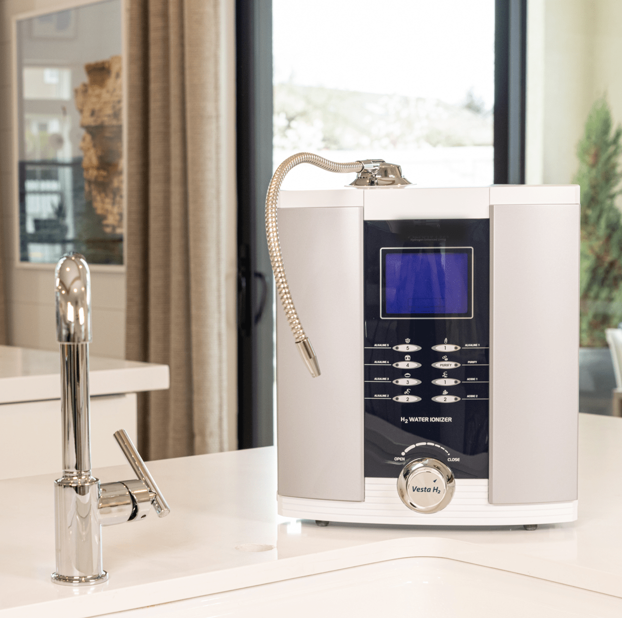 Vesta H2 Alkaline Water Ionizer (White)