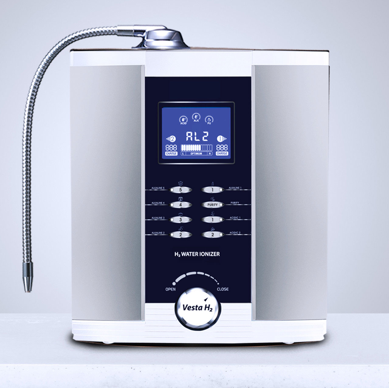 Vesta H2 Alkaline Water Ionizer (White)